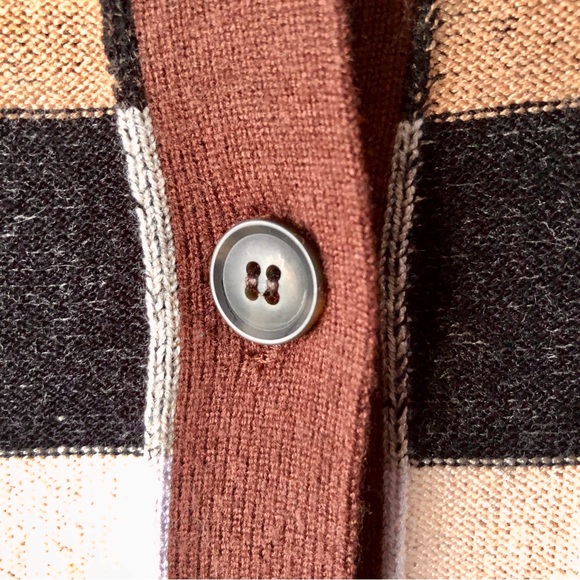 Anthropologie Multicolor Plaid Cardigan - Picture 6 of 12